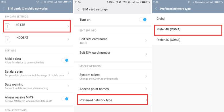 [TIPS] Pengaturan Gionee Elife E3 network 3g/4g only