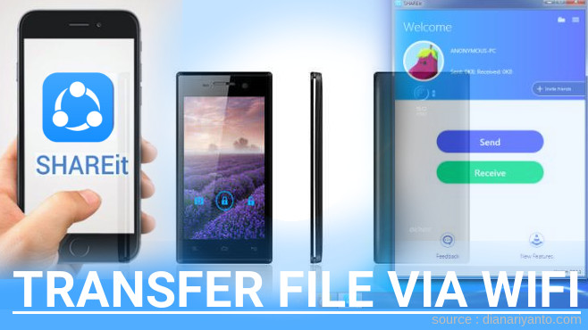 Cara Mudah Transfer File via Wifi di Gionee CTRL V4 Menggunakan ShareIt Versi Baru
