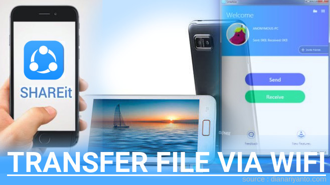 Kirim dan Transfer File via Wifi di Gionee Gpad G1 Menggunakan ShareIt Terbaru