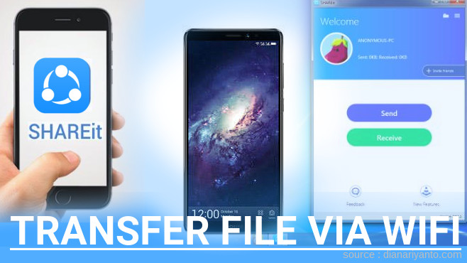 Tutorial Transfer File via Wifi di Gionee M7 Power Menggunakan ShareIt Versi Baru