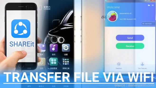 Cara Mudah Transfer File via Wifi di Gionee Marathon M5 Enjoy Menggunakan ShareIt Terbaru