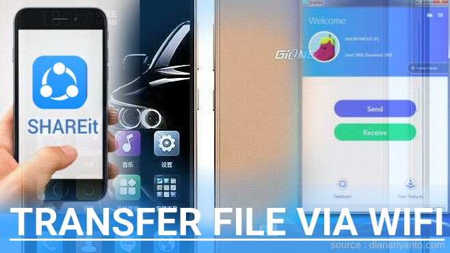 Cara Transfer File via Wifi di Gionee Marathon M5 Lite Menggunakan ShareIt Terbaru