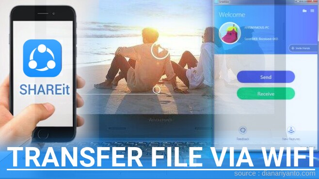 Transfer File via Wifi di Gionee Marathon M5 Mini Menggunakan ShareIt Versi Baru