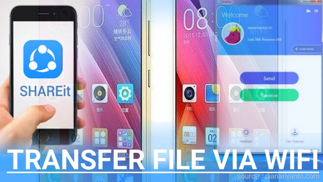 Tips Transfer File via Wifi di Gionee Marathon M5 Plus Menggunakan ShareIt Terbaru