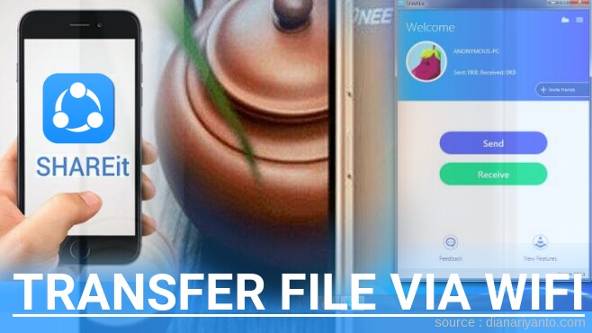 Tutorial Transfer File via Wifi di Gionee Marathon M5 Menggunakan ShareIt Versi Baru