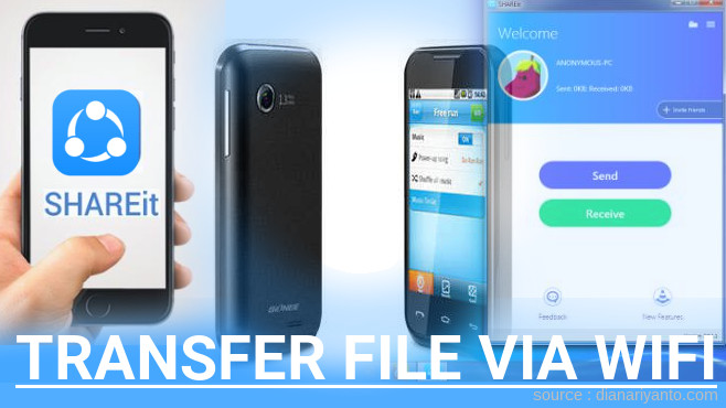 Mengenal Transfer File via Wifi di Gionee P1 Menggunakan ShareIt Terbaru