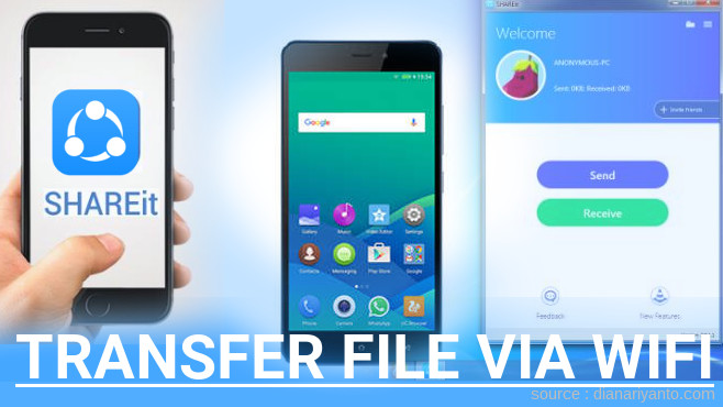 Cara Mudah Transfer File via Wifi di Gionee P7 Max Menggunakan ShareIt Versi Baru