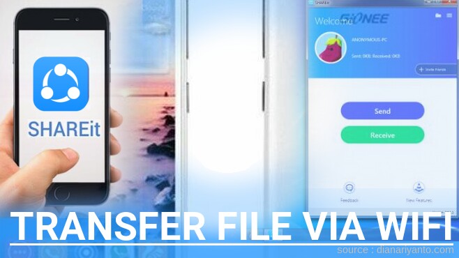 Mudahnya Transfer File via Wifi di Gionee Pioneer P4S Menggunakan ShareIt Terbaru