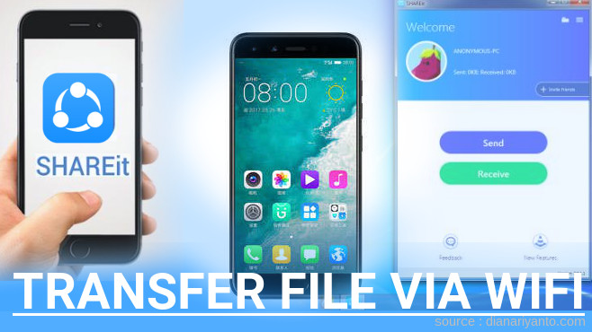 Cara Mudah Transfer File via Wifi di Gionee S10 Menggunakan ShareIt Versi Baru