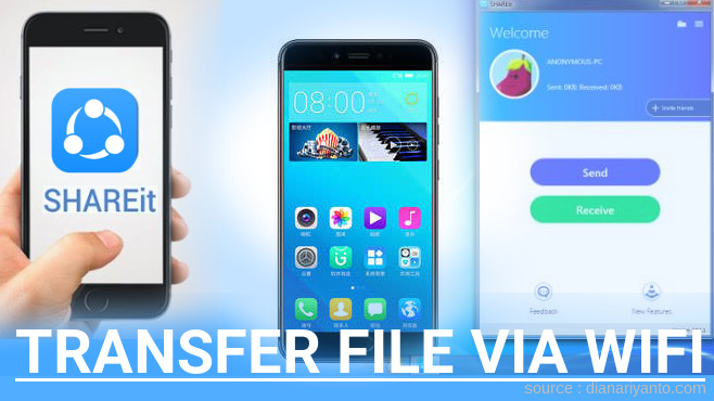 Mengenal Transfer File via Wifi di Gionee S10B Menggunakan ShareIt Terbaru