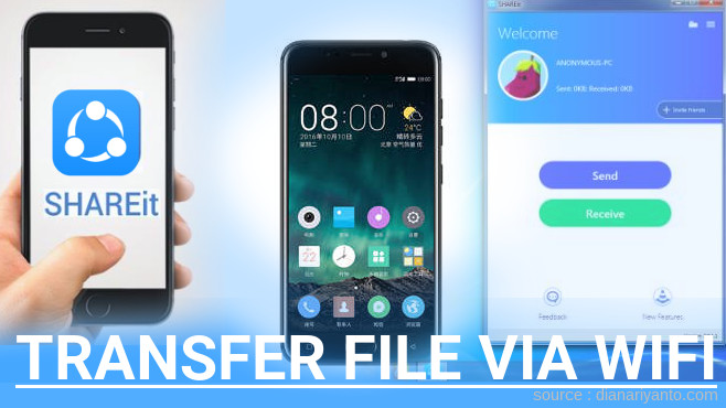 Tips Transfer File via Wifi di Gionee S9 Menggunakan ShareIt Versi Baru