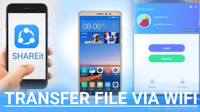 Mengenal Transfer File via Wifi di Gionee Steel 3 Menggunakan ShareIt Terbaru
