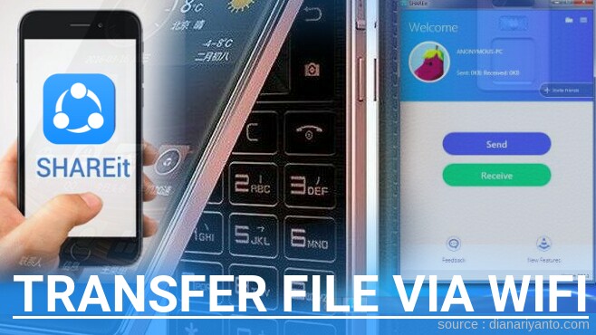 Mengenal Transfer File via Wifi di Gionee W909 Menggunakan ShareIt Versi Baru