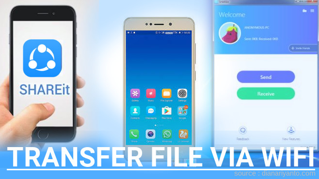 Tutorial Transfer File via Wifi di Gionee X1 Menggunakan ShareIt Versi Baru